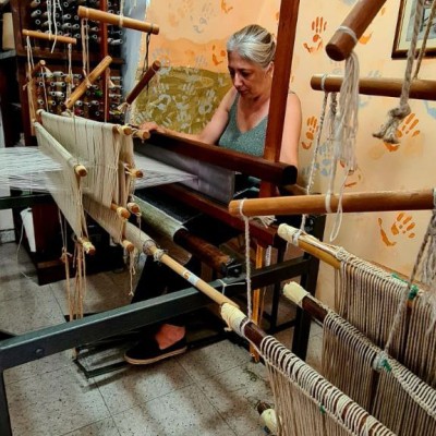 Tessitura a mano Kiky Mazza